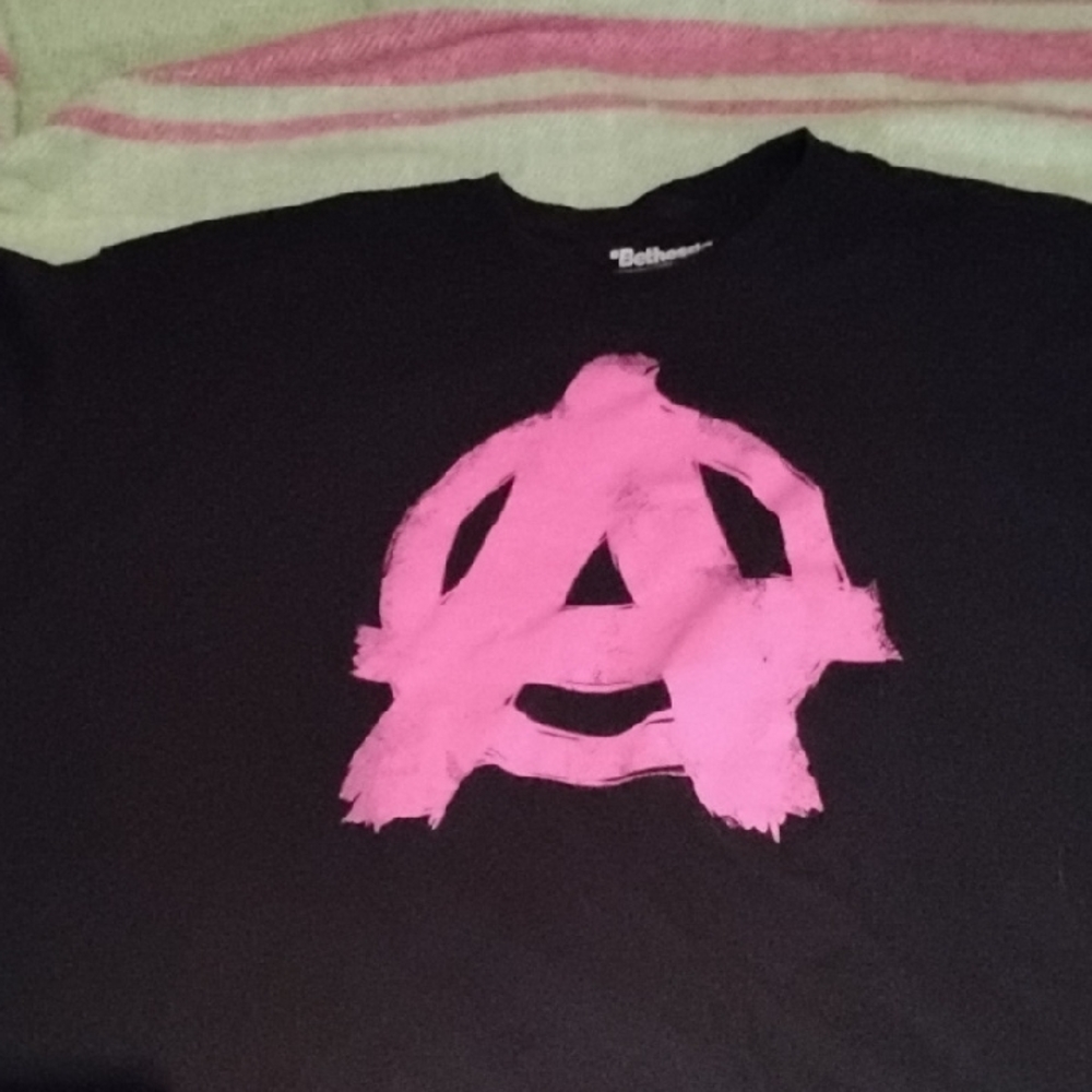 Men's Vintage 3XL Black and Pink Rage 2 Videogame Bethesda Anarchy Single Stitch